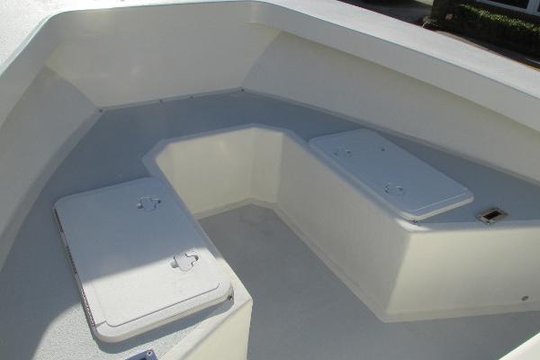 Slide: The Image of 2023 May-Craft 20 Cape Classic boat interior with storage compartments. - 12