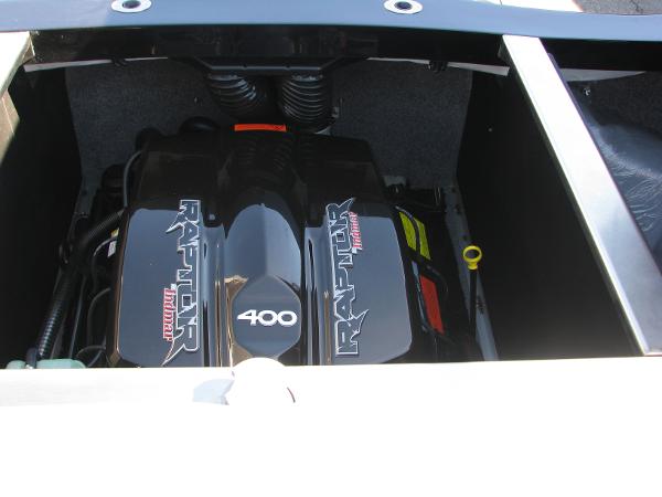 Slide: The Image of 2022 MB B52-23 boat engine compartment with Raptor 400 engine. - 6