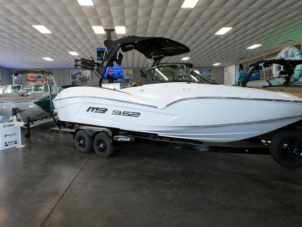 Slide: The Image of 2023 MB B52 Alpha boat on display in showroom. - 0