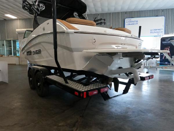 Slide: The Image of 2023 MB B52 Alpha boat on a trailer in a showroom. - 5