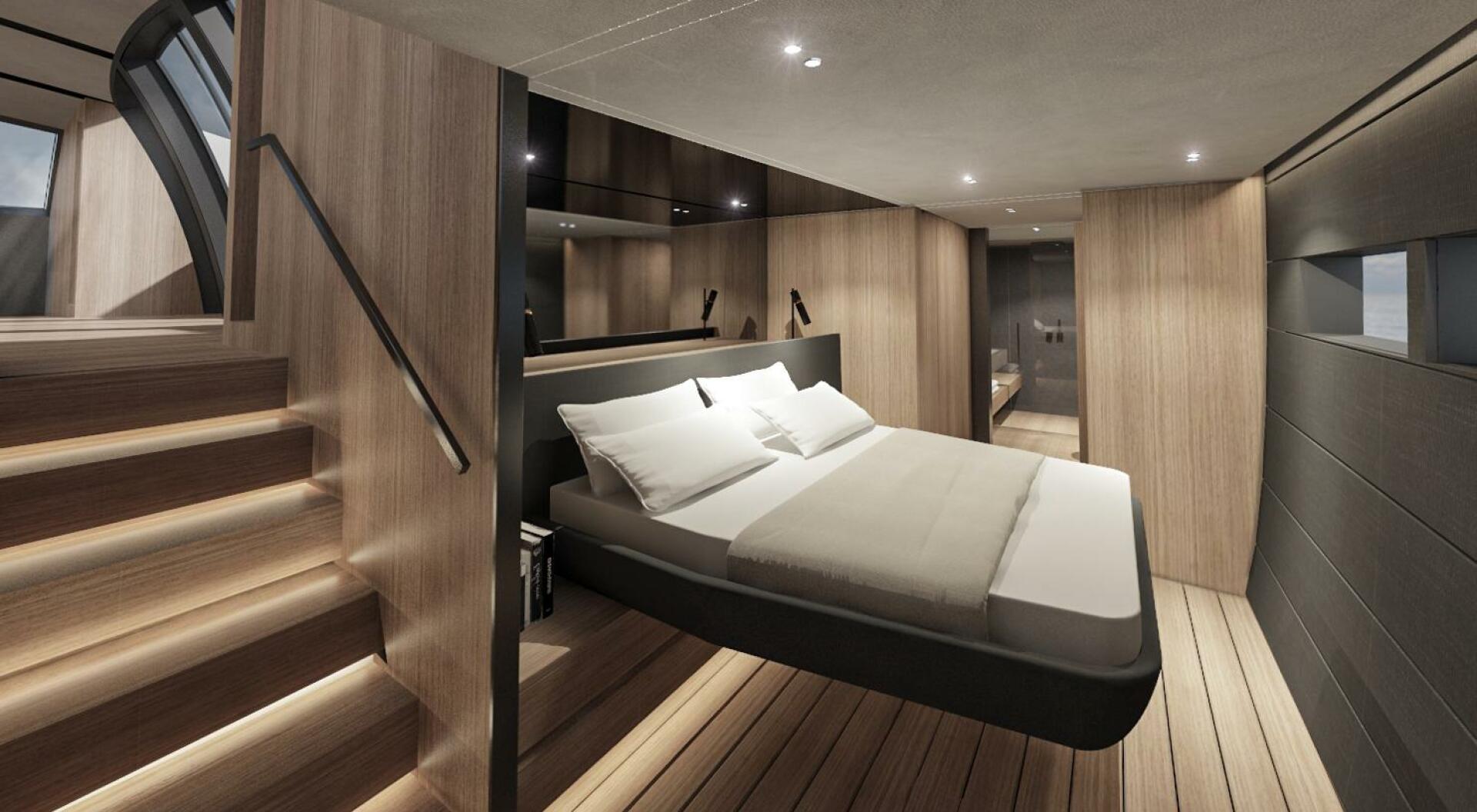 Slide: The Image of BLACKCAT30 Interior Rendering Master Cabin - 5003683