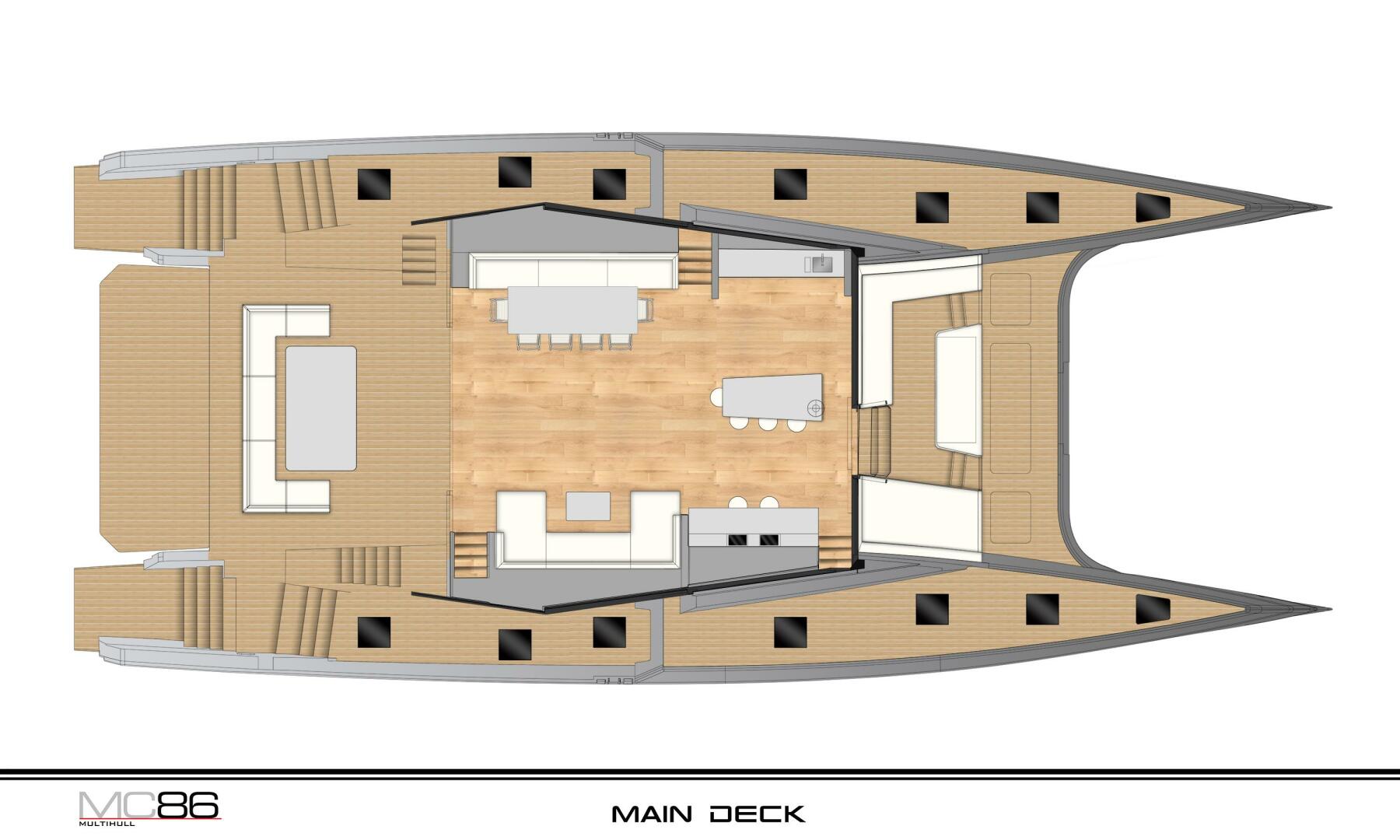 Slide: The Image of MC86 Open Flybridge Main Deck - 4969003
