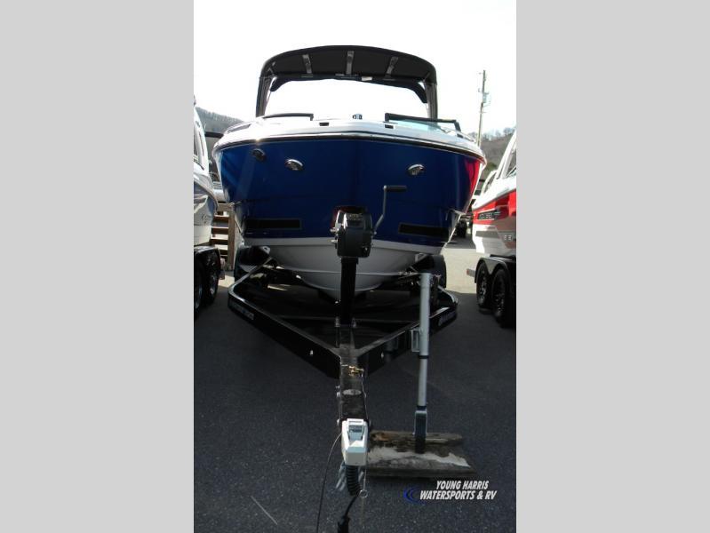 Slide: The Image of 2024 Monterey 238SS boat on trailer at Young Harris Watersports & RV. - 2