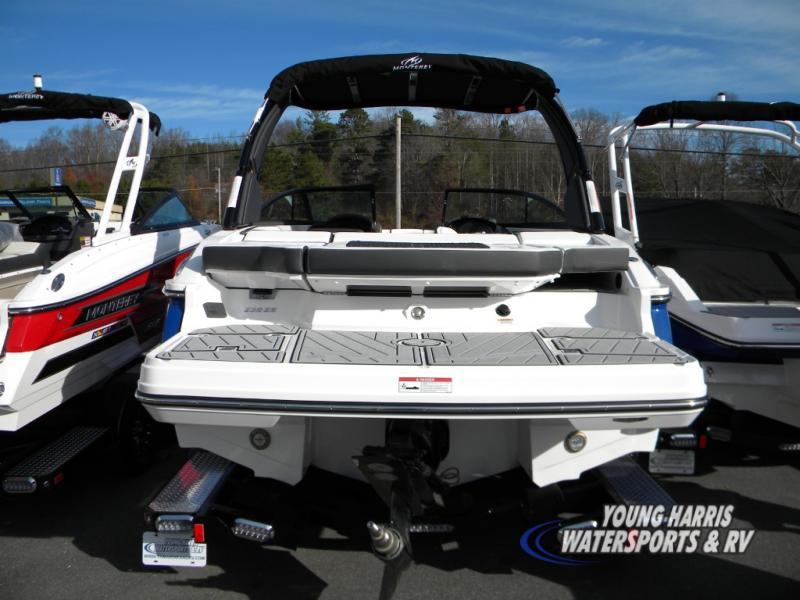 Slide: The Image of 2024 Monterey 238SS boat displayed at Young Harris Watersports & RV. - 3