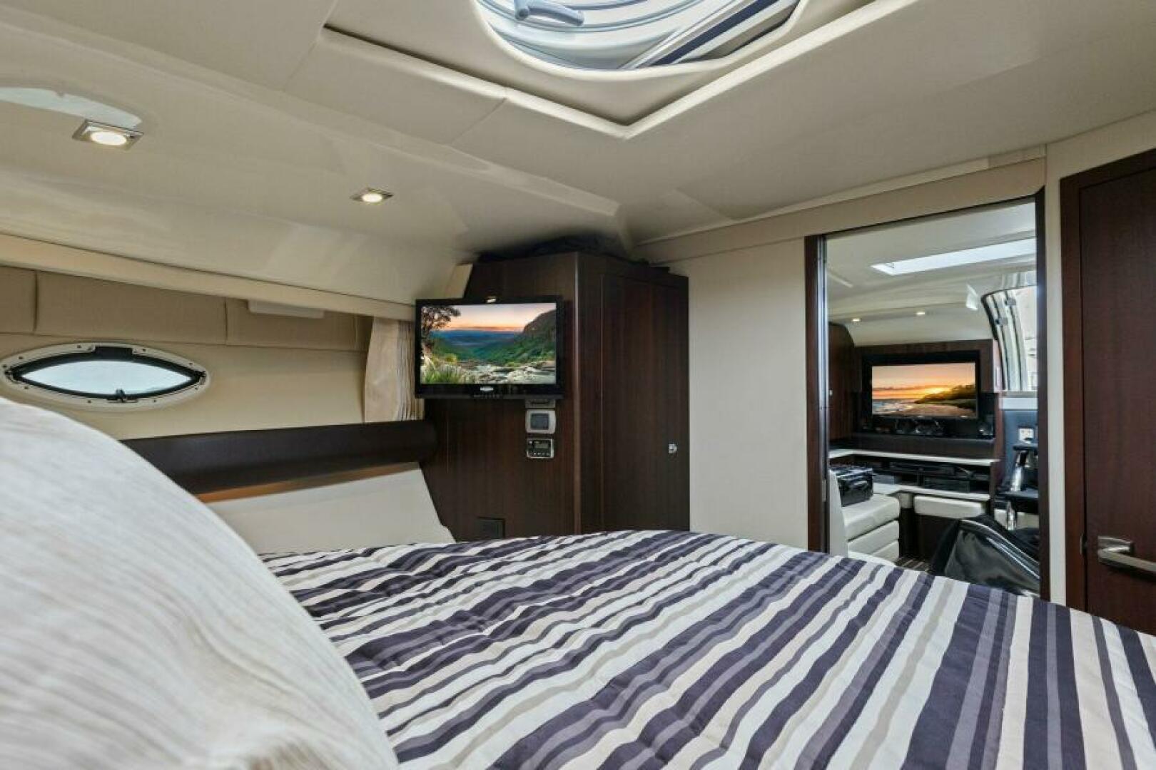 Slide: The Image of 2013 40 Monterey Sport Yacht - Favorite Mistake - Master Stateroom - 5157661