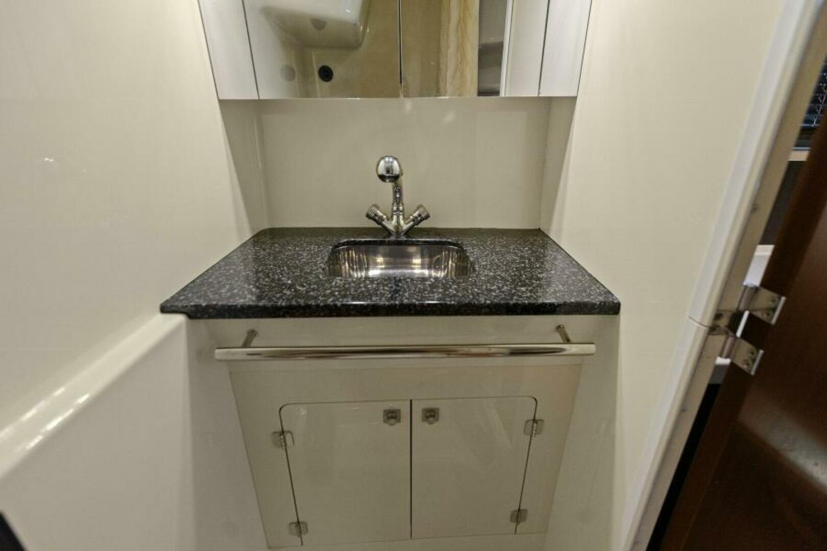 Slide: The Image of 2013 40 Monterey Sport Yacht - Favorite Mistake - Guest Stateroom Head - 5157666