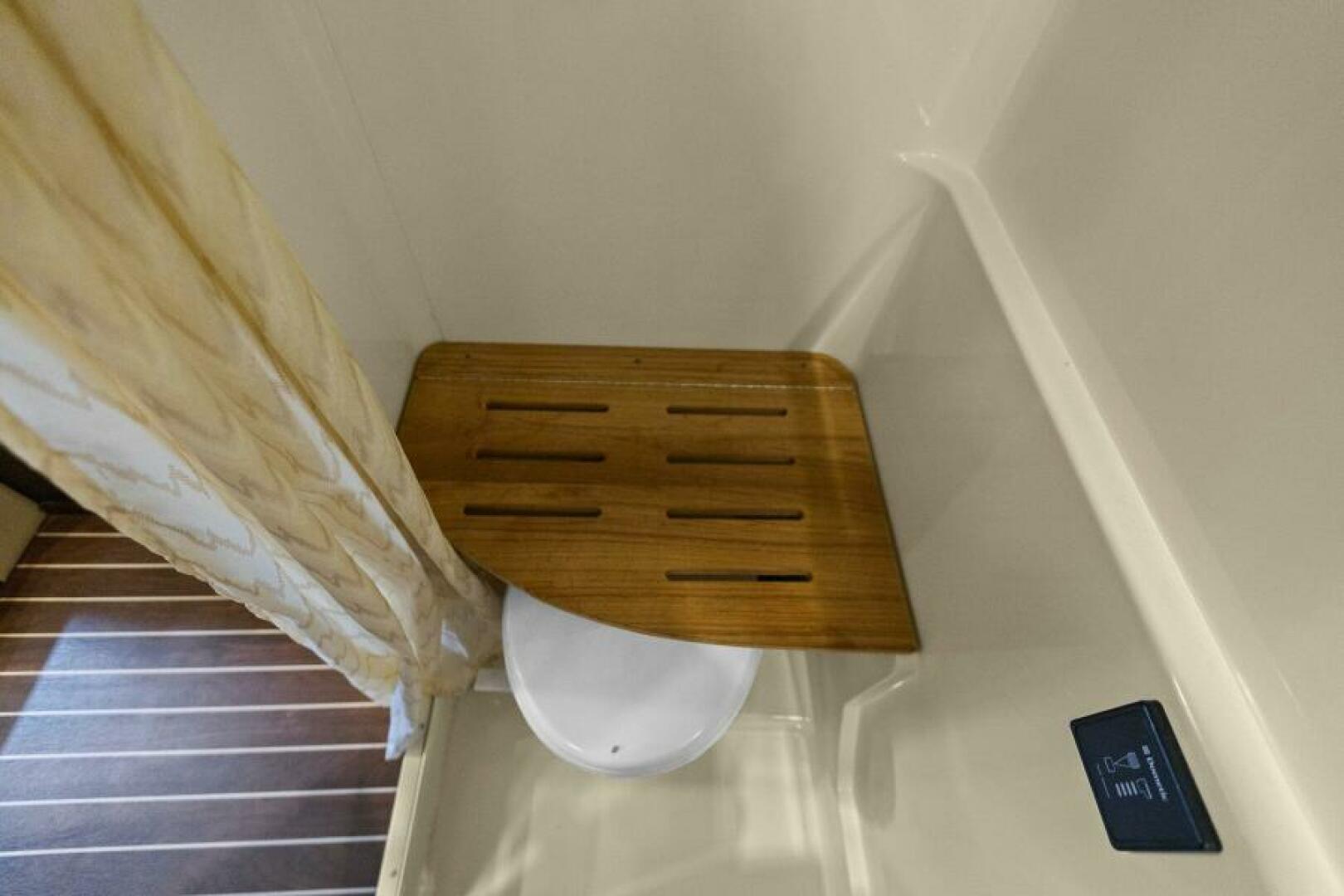 Slide: The Image of 2013 40 Monterey Sport Yacht - Favorite Mistake - Guest Stateroom Shower Stall - 5157667