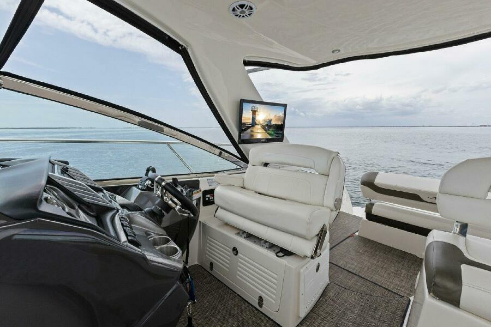Slide: The Image of 2013 40 Monterey Sport Yacht - Favorite Mistake - Helm - 5157671