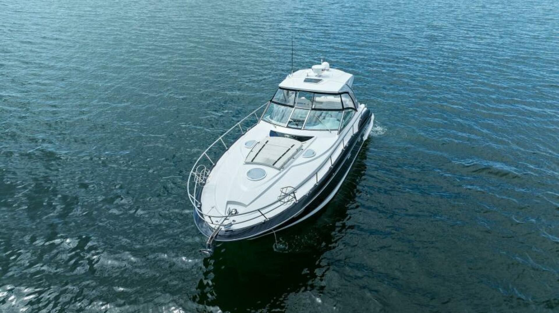 Slide: The Image of 2013 40 Monterey Sport Yacht - Favorite Mistake - Aerial Profile - 5157698