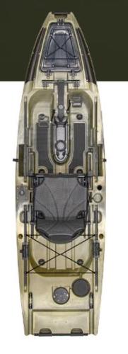 Slide: The Image of 2023 Native Watercraft SLAYER PROPEL 10 MAX kayak, top view. - 4