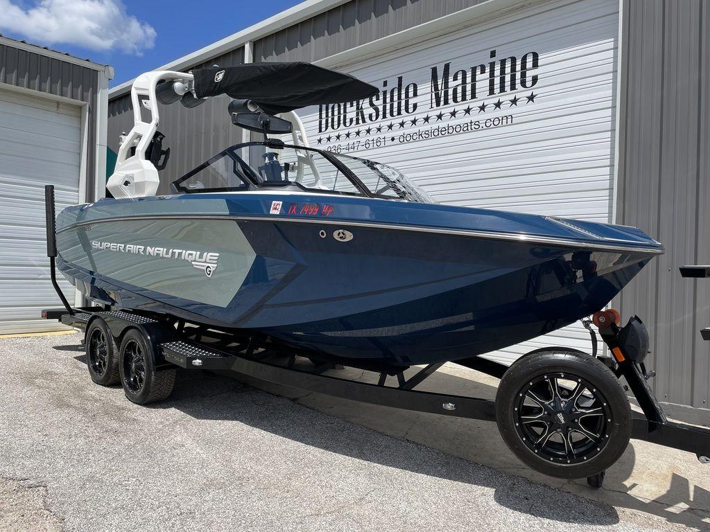 Slide: The Image of 2019 Nautique Super Air Nautique G23 boat on trailer at Dockside Marine. - 1