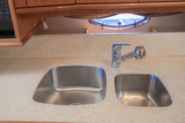 Slide: The Image of Double Stainless Steel Sink - 23