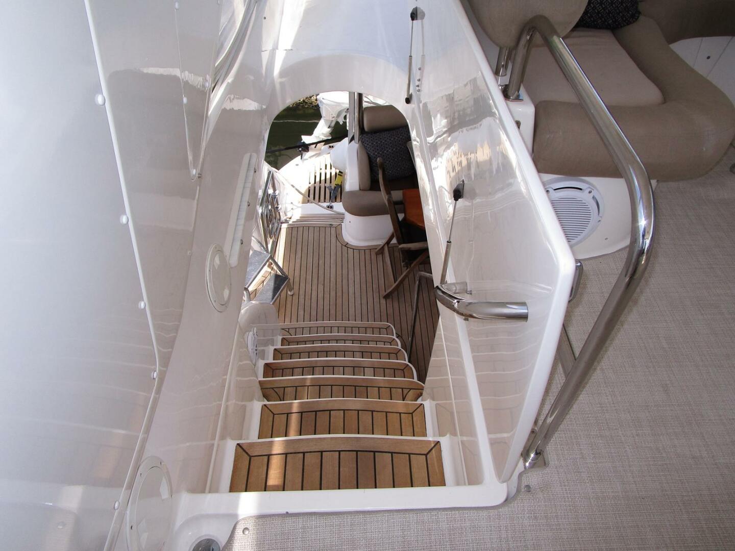 Slide: The Image of Hinged Hatch at Flybridge Steps   - 5391485