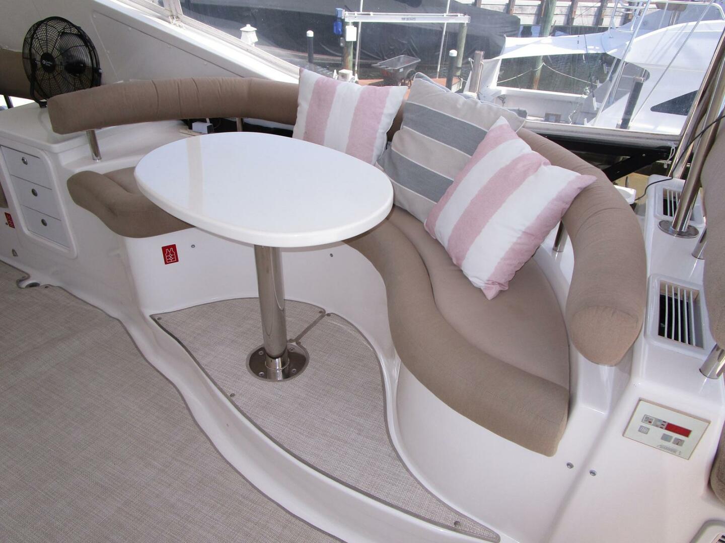 Slide: The Image of Custom Flybridge Dinette   - 5391488