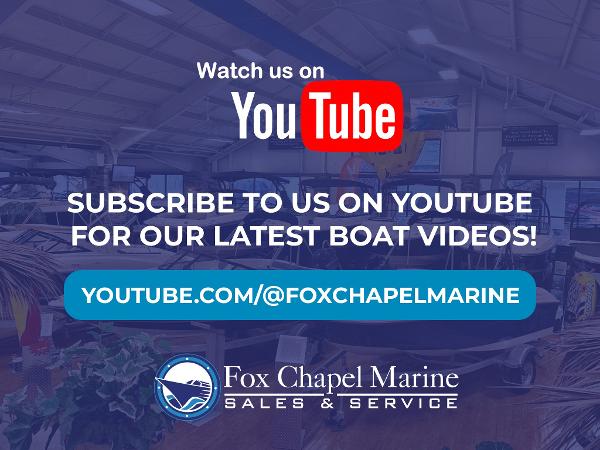 Slide: The Image of Subscribe to Fox Chapel Marine YouTube for latest boat videos. - 6