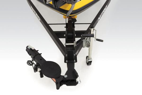 Slide: The Image of Trailer hitch of 2020 Nitro Z19 Sport boat, featuring sturdy construction and secure attachment. - 33