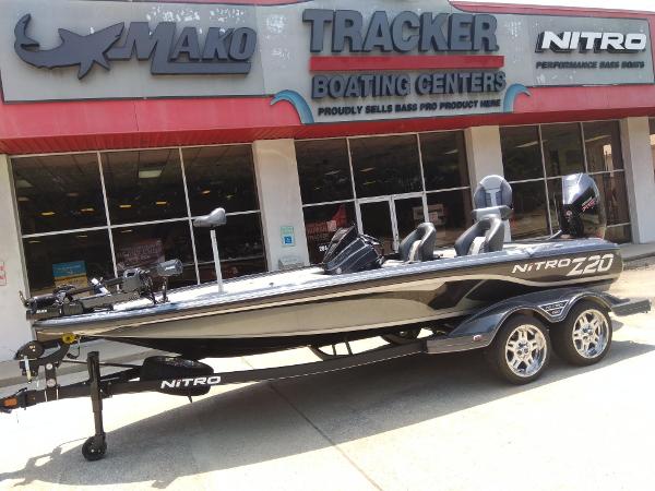 Slide: The Image of 2023 Nitro Z20 Pro bass boat at Mako Tracker Boating Centers. - 0