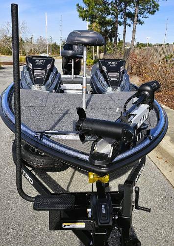 Slide: The Image of 2024 Nitro Z21 XL fishing boat with advanced equipment. - 4
