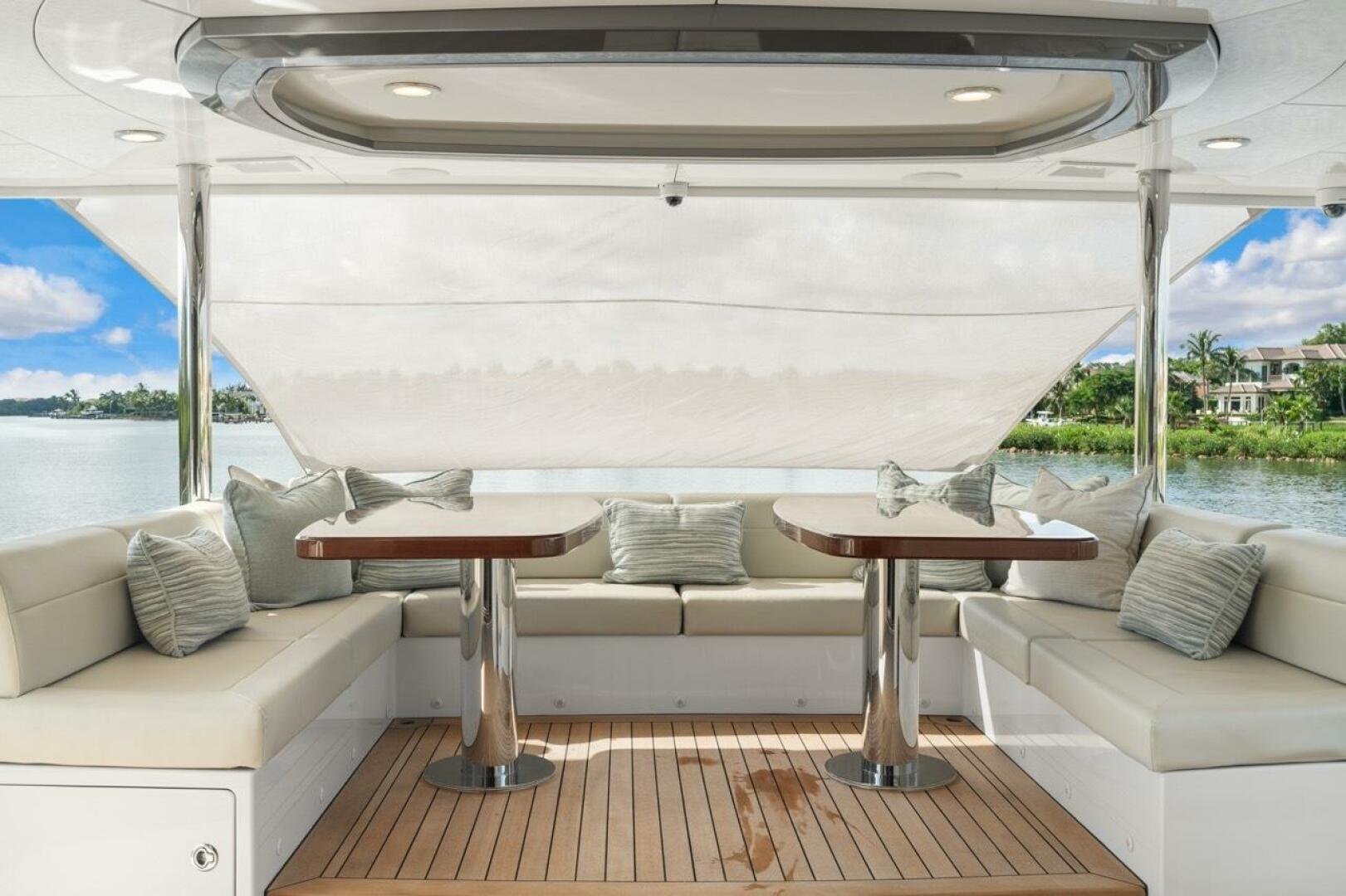 Slide: The Image of Ocean Alexander 106 Twin Dreams - Aft Deck 2022 Ocean Alexander 106 Twin Dreams - 4736151