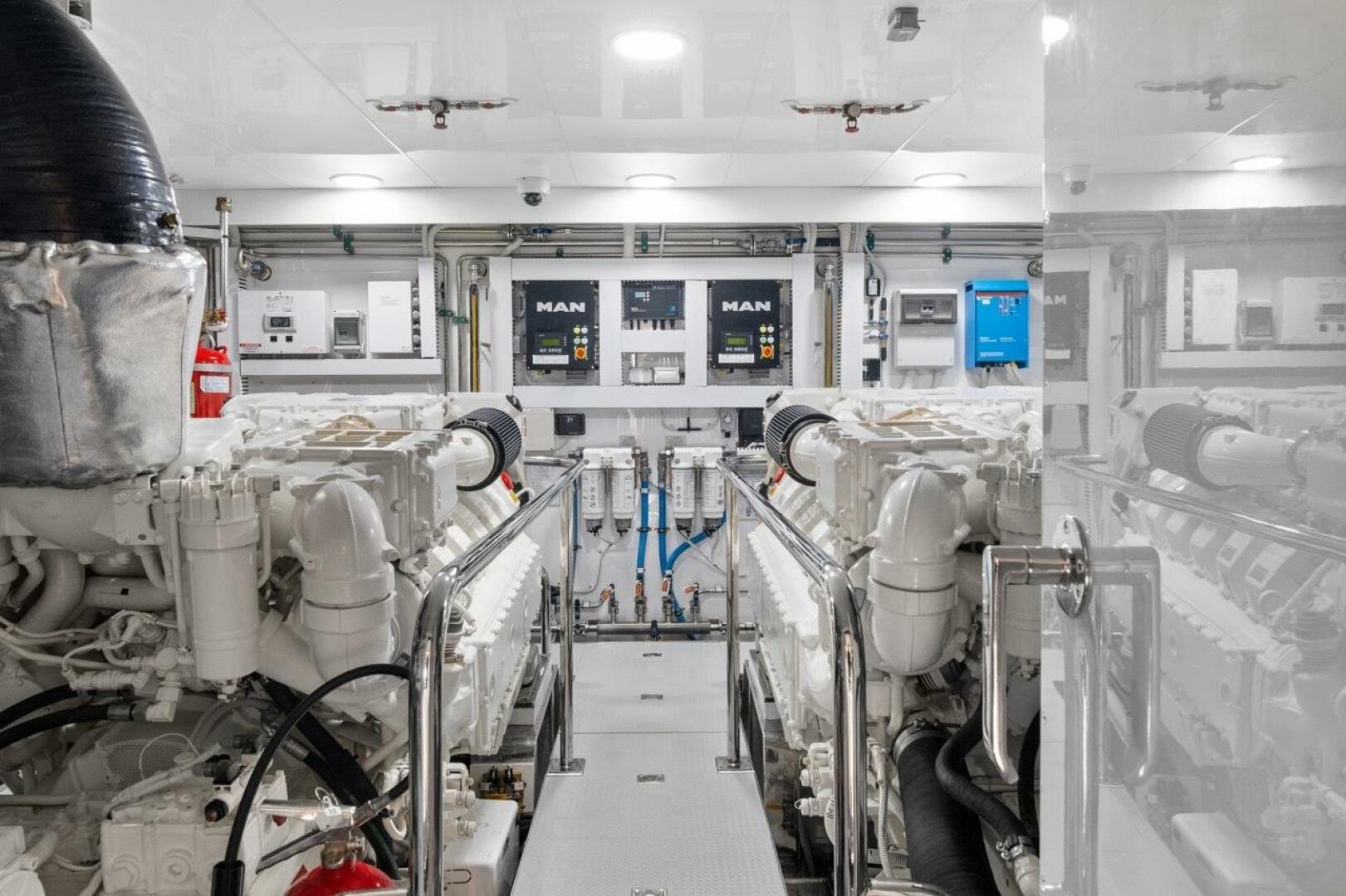 Slide: The Image of Ocean Alexander 106 Twin Dreams - Engine Room 2022 Ocean Alexander 106 Twin Dreams - 4736228