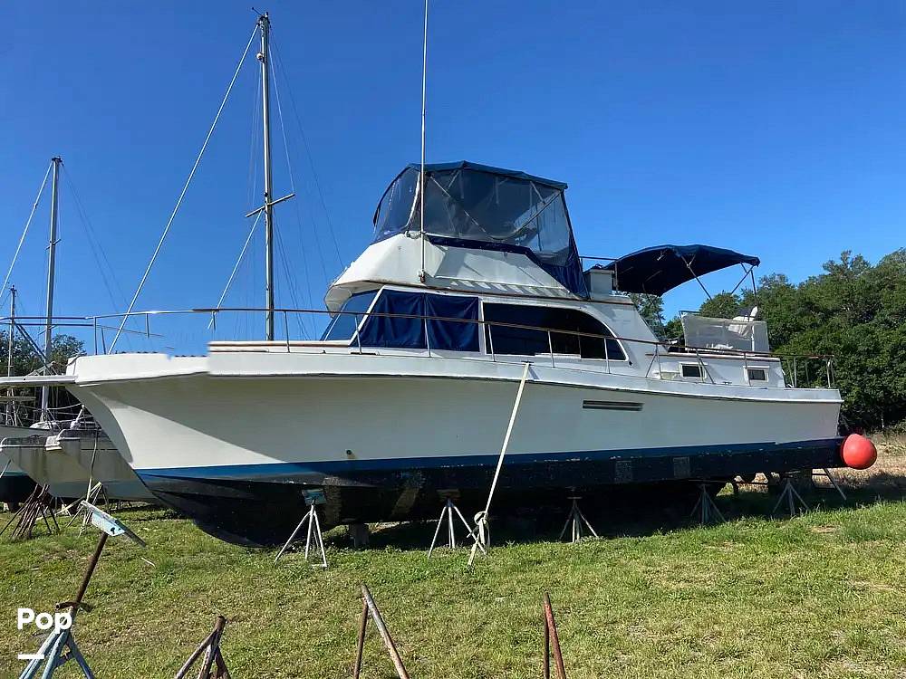 Slide: The Image of Ocean Yachts 40+2 Flying Bridge Trawler 1979 - 14023287