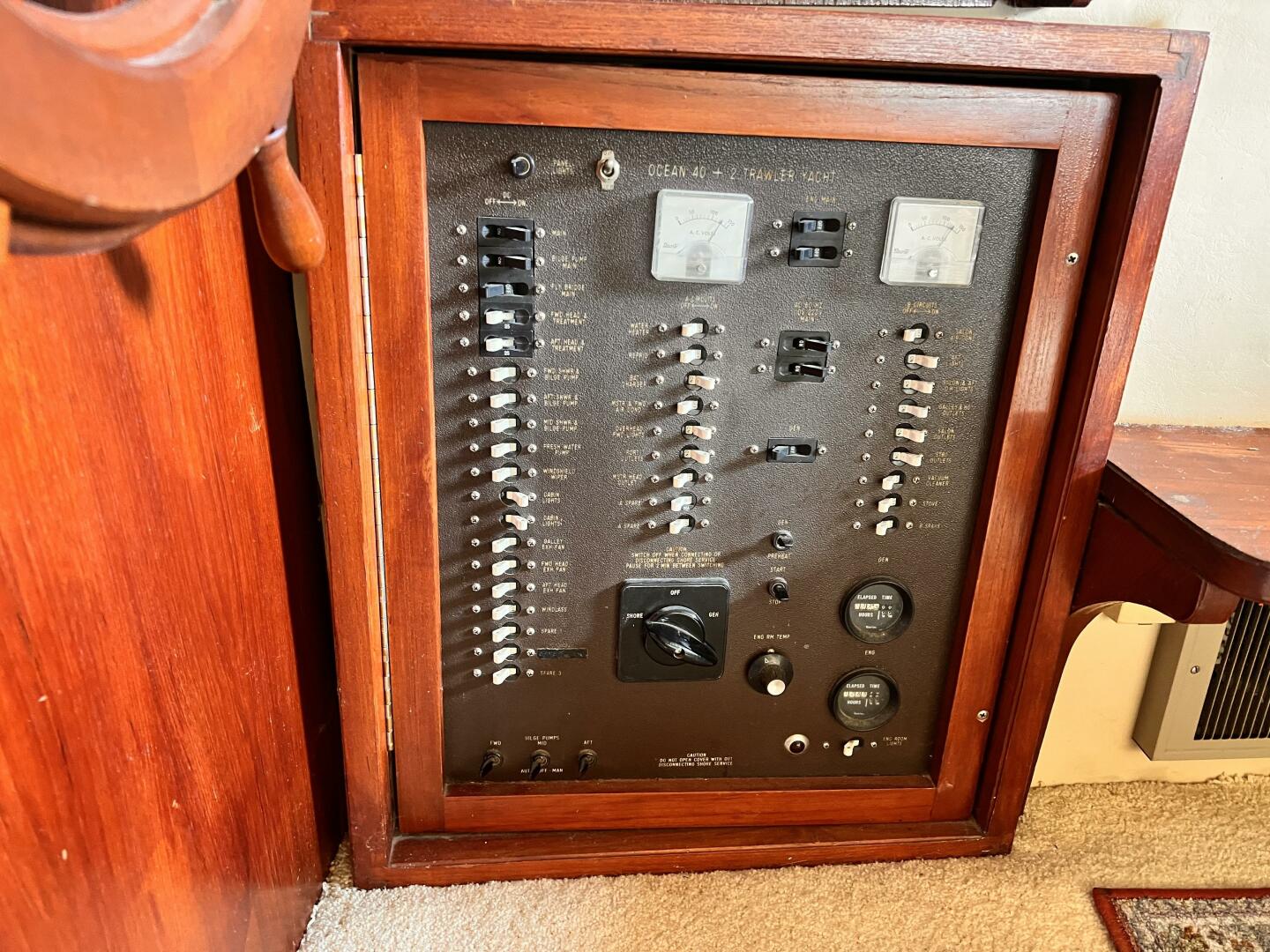 Slide: The Image of Ocean Yachts 40+2 Trawler 1979 - 5347053