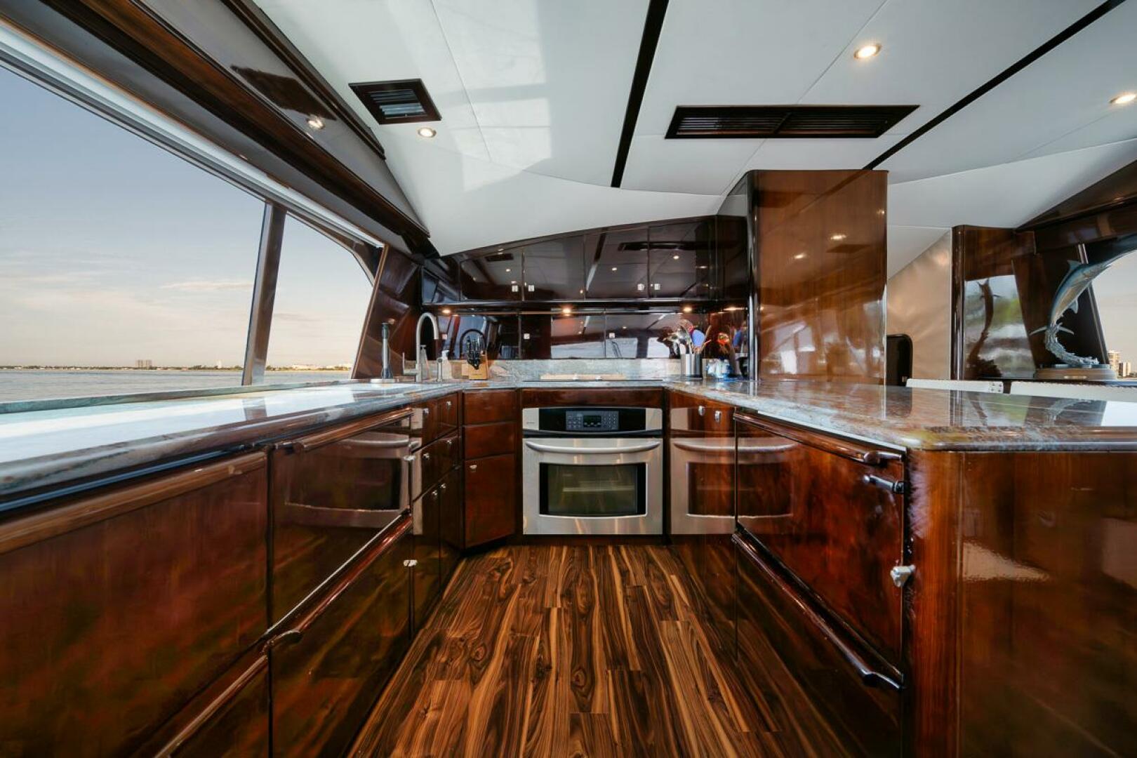 Slide: The Image of Ocean Yachts 73 Unconquered - Galley - 3824046