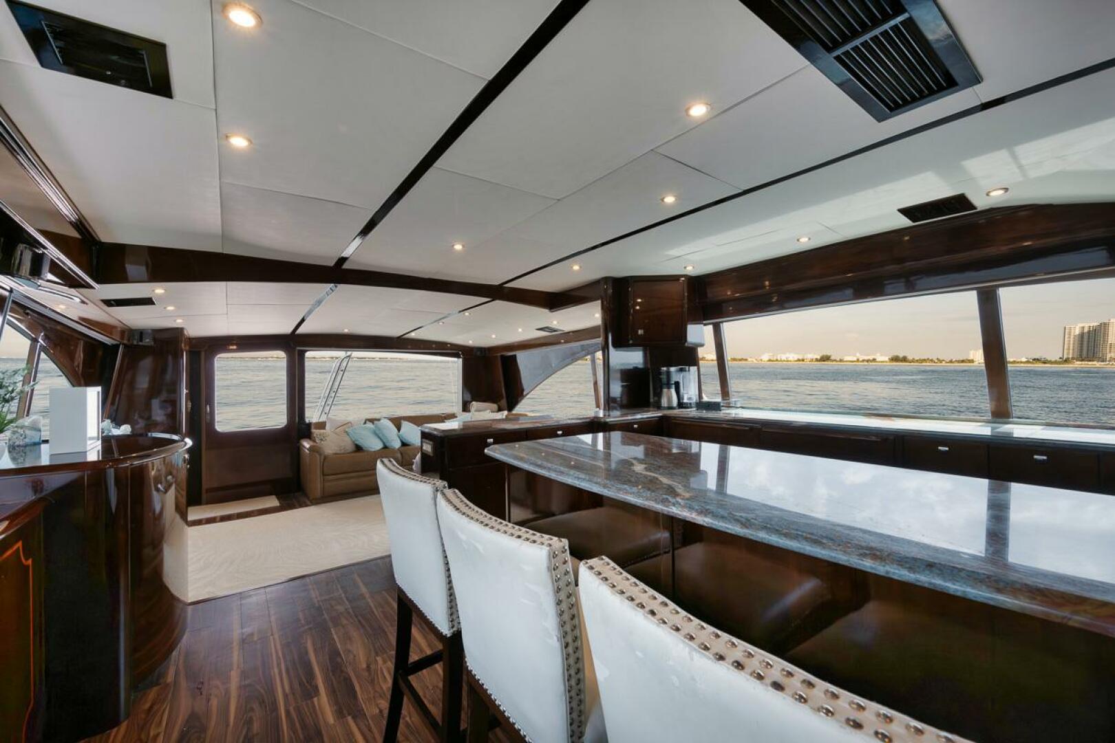 Slide: The Image of Ocean Yachts 73 Unconquered - Galley - 3824047