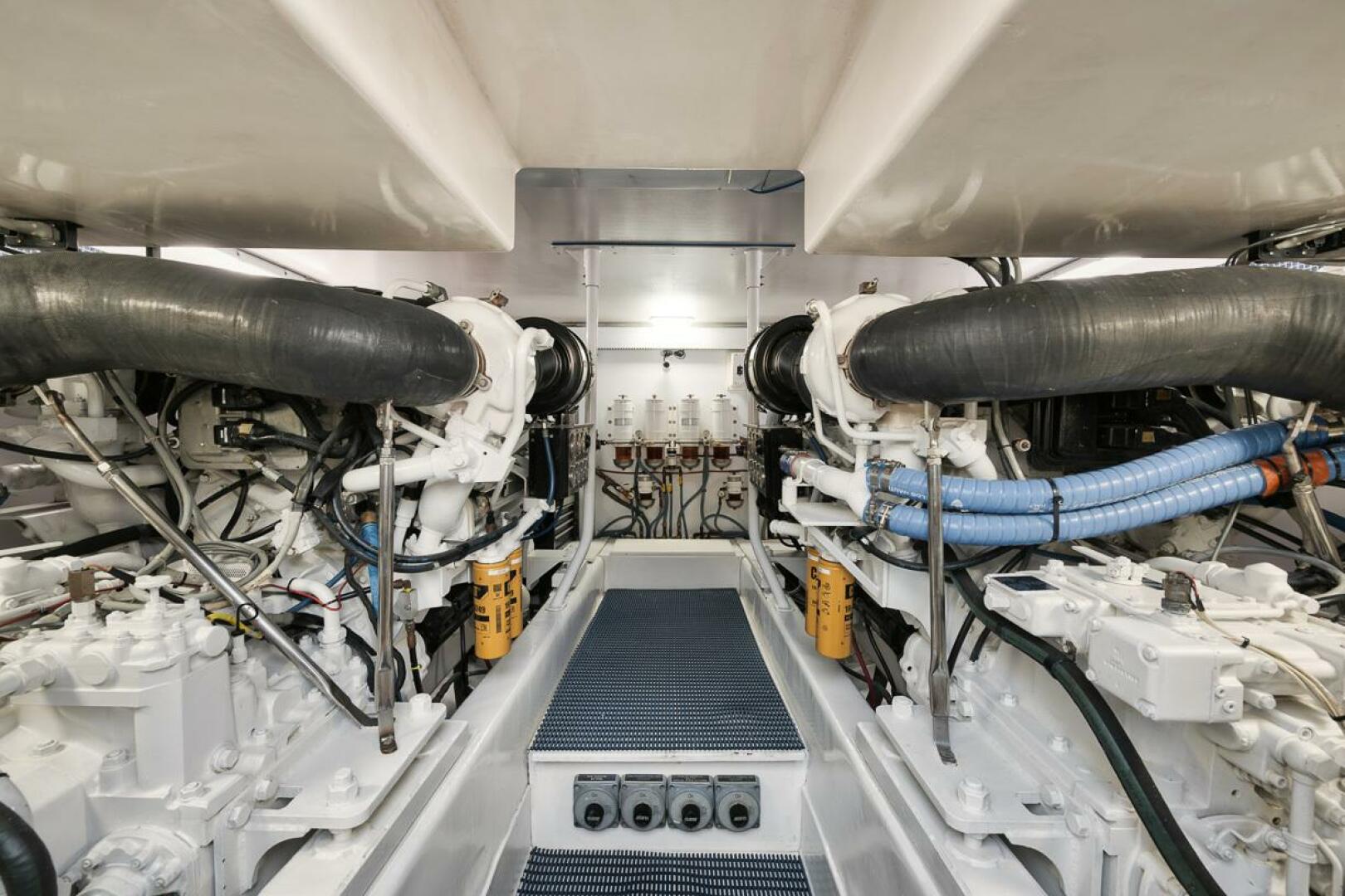 Slide: The Image of Ocean Yachts 73 Unconquered - Engine Room 2005 Ocean Yachts 73 Super Sport - Unconquered - 3824056