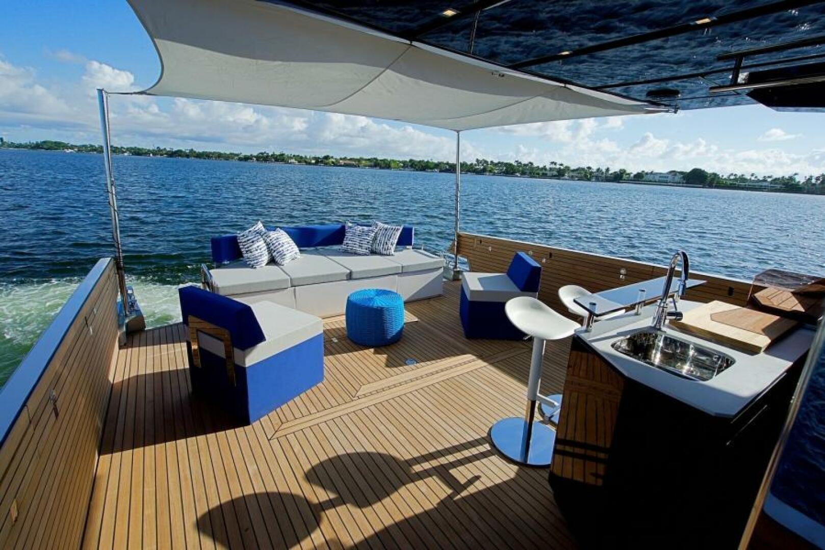 Slide: The Image of Okean 50X - Quixotic - Aft Deck 2020 Okean 50X Flybridge - Quixotic - 4890574