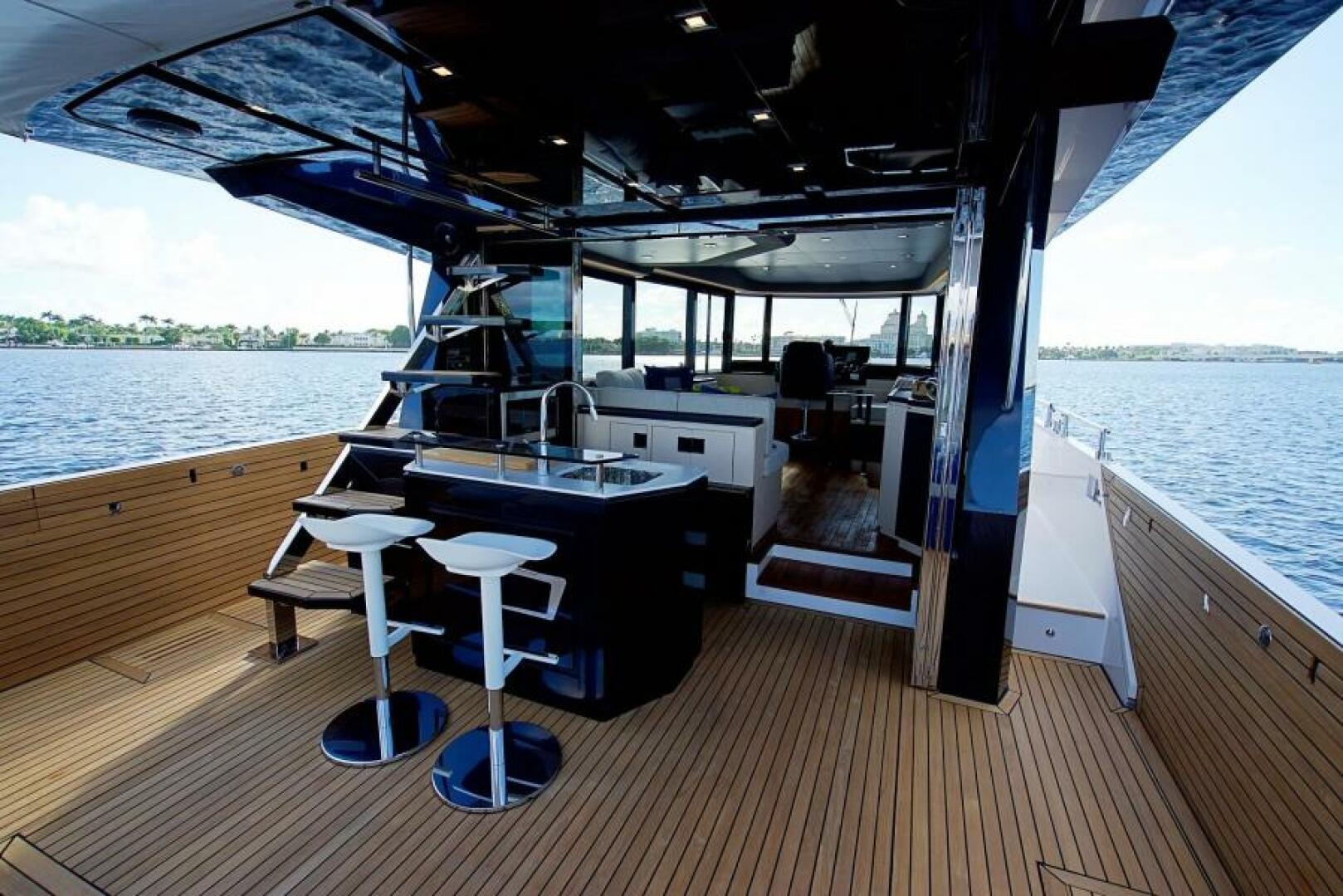 Slide: The Image of Okean 50X - Quixotic - Aft Deck to Salon 2020 Okean 50X Flybridge - Quixotic - 4890576