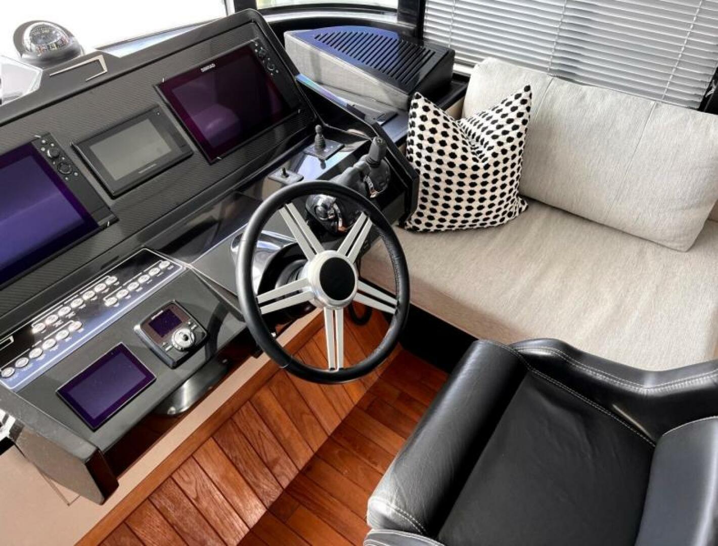 Slide: The Image of Okean 50X - Quixotic - Lower Helm 2020 Okean 50X Flybridge - Quixotic - 4890588