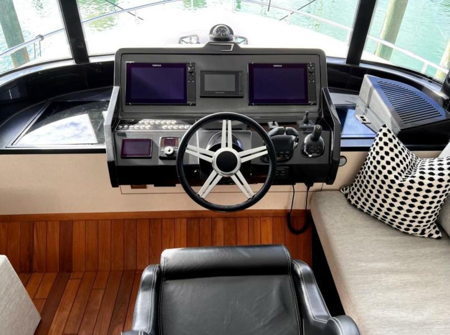Slide: The Image of Okean 50X - Quixotic - Lower Helm 2020 Okean 50X Flybridge - Quixotic - 4890589