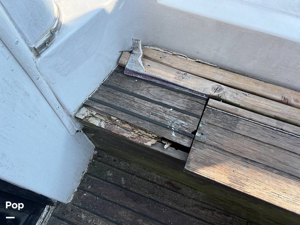 Slide: The Image of Wood Broken Starboard Side Deck - 14669083