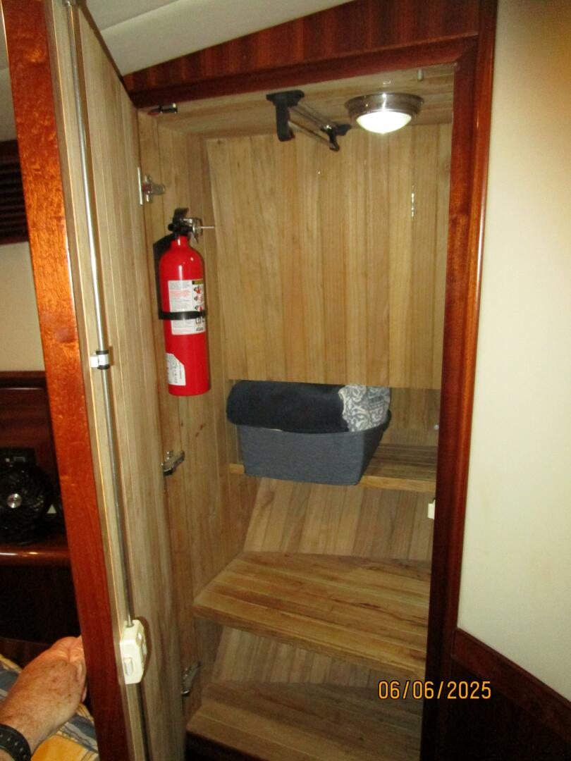 Slide: The Image of 54' Pama forward guest stateroom hanging locker1 - 5404252