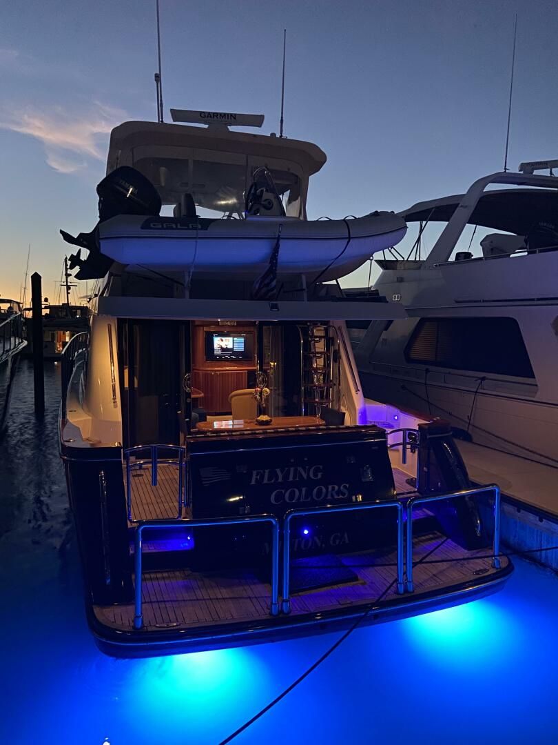 Slide: The Image of 54' Pama aft profile nighttime - 5437229