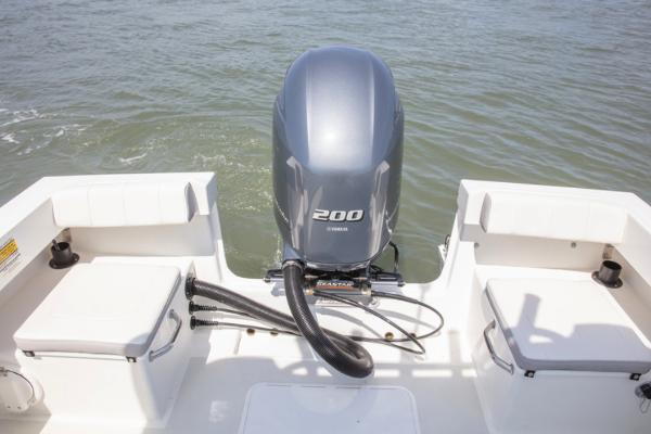 Slide: The Image of Manufacturer Provided Image: 2025 Parker 23SE Center Console boat with Yamaha 200 outboard motor. - 9