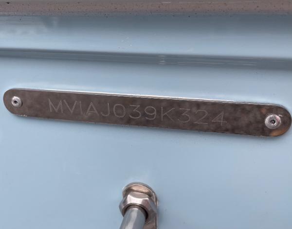 Slide: The Image of 2024 Pathfinder 2200 TRS boat identification plate with serial number MVI AJ039K324. - 28