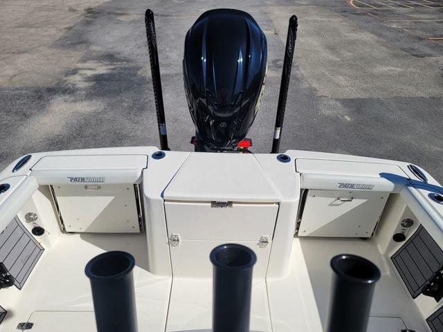 Slide: The Image of 2023 Pathfinder 2400 Open boat with powerful outboard motor and spacious deck. - 23