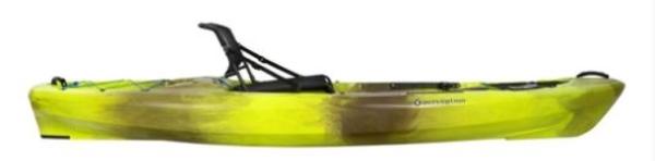 Slide: The Image of 2023 Perception Kayaks Pro 10 in yellow and green. - 0