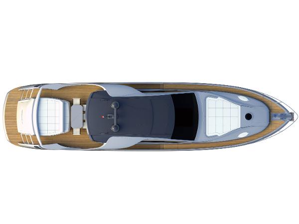 Slide: The Image of Manufacturer Provided Image: Pershing 70 Deck Layout Plan - 53