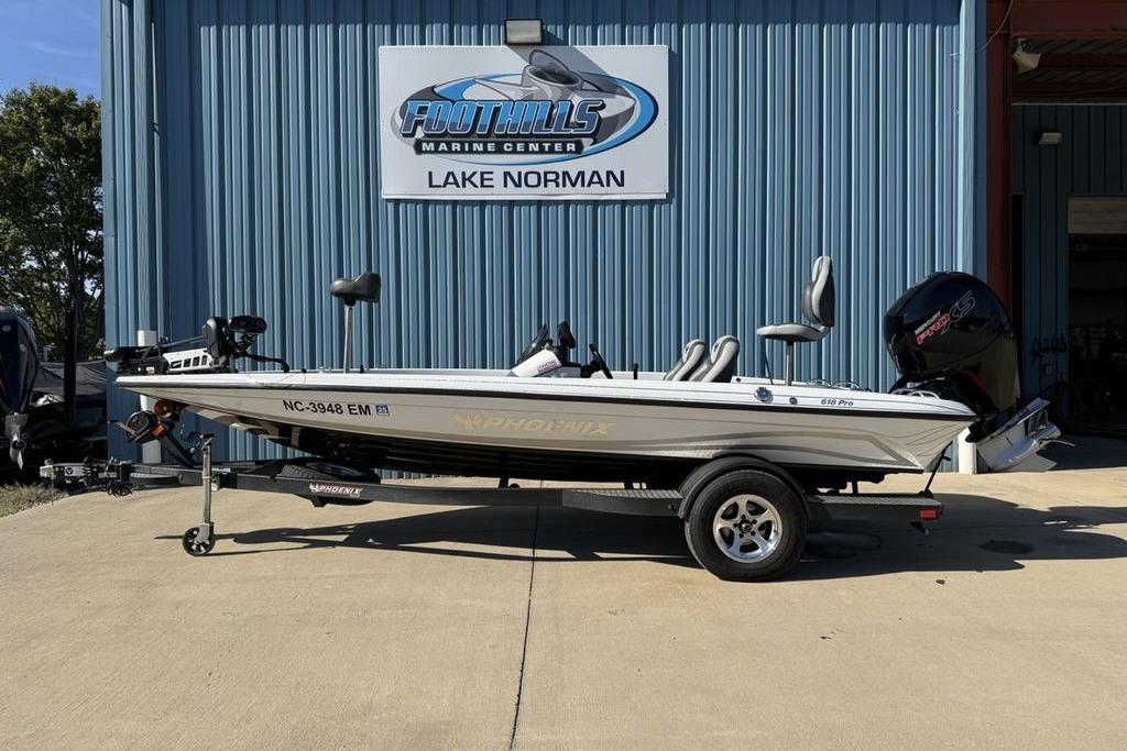 Slide: The Image of 2019 Phoenix 618 Pro boat at Foothills Marine Center, Lake Norman. - 1