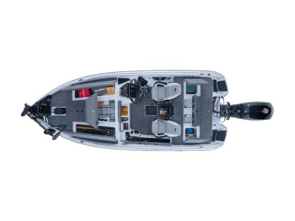 Slide: The Image of Overhead view of 2025 Phoenix 818 Pro fishing boat interior layout. - 9