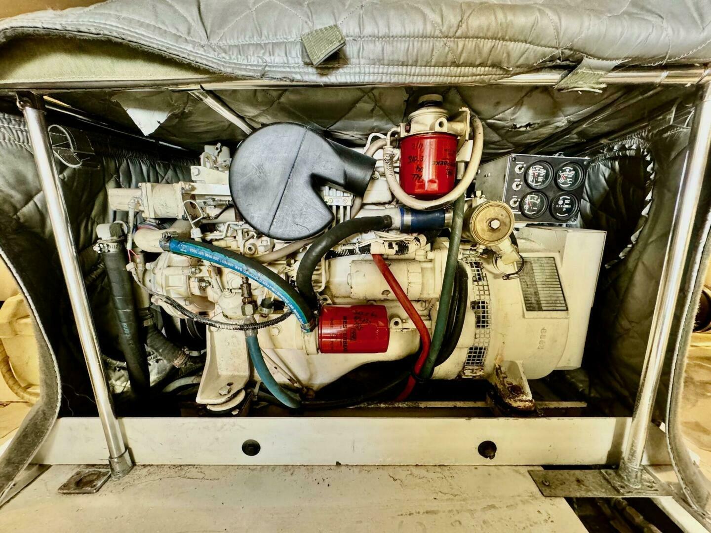 Slide: The Image of 1997 Post 50 Convertible- FLORIDITA- Engine Room - 4762508