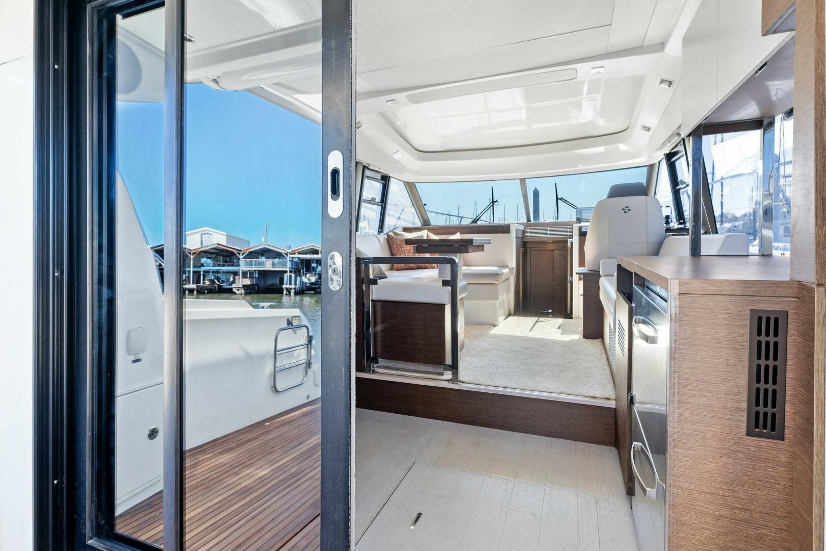 Slide: The Image of 2020 Prestige 420S- KAREN ANN III- Salon from Aft Deck - 5053624
