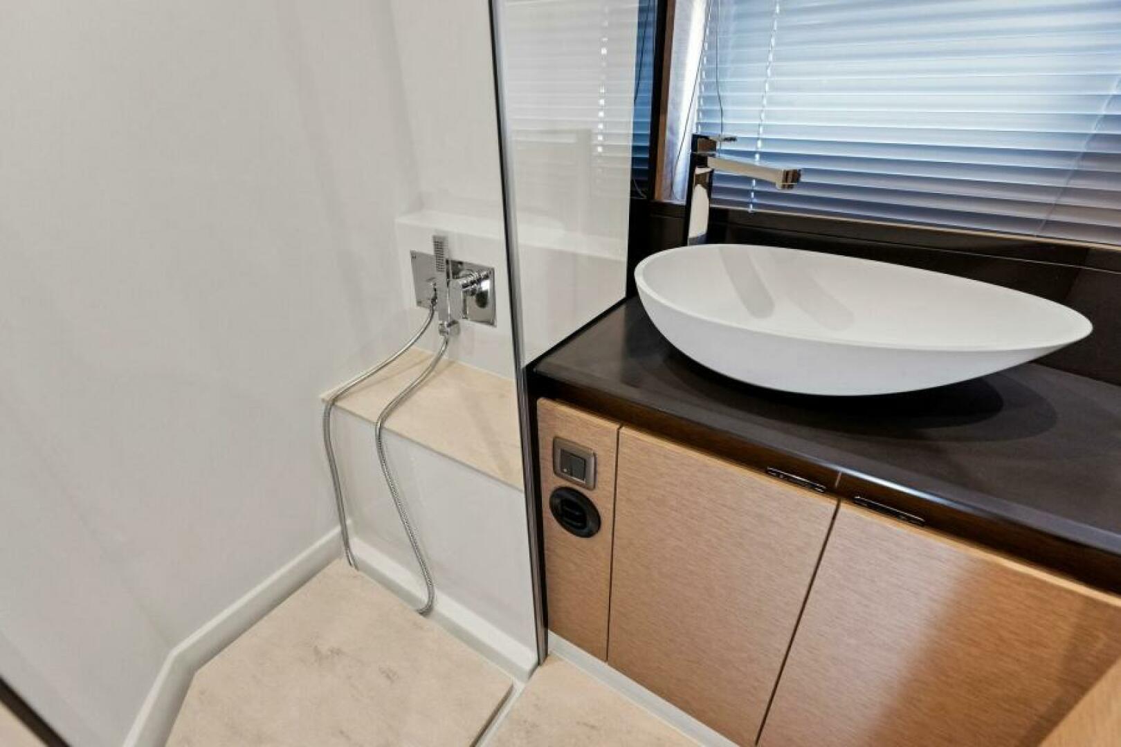 Slide: The Image of 2024 Prestige 460 Fly- GOODLIFE-Master Stateroom Head - 5301618