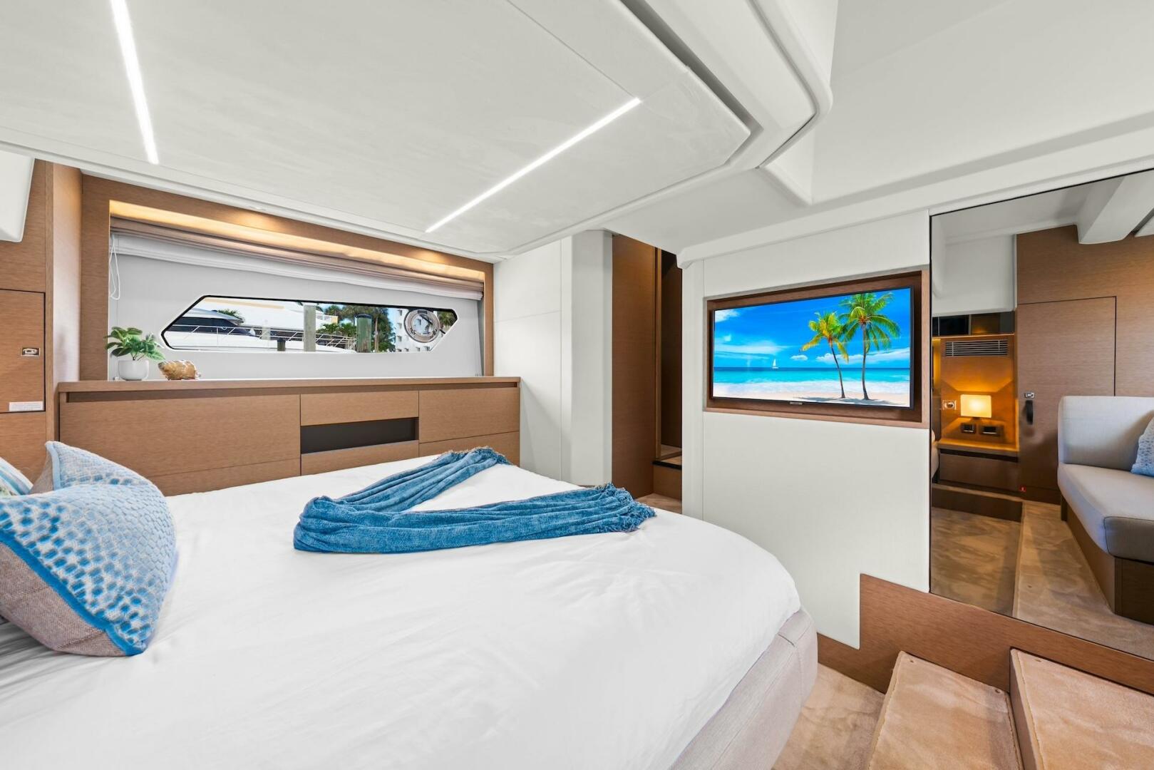 Slide: The Image of 2024 Prestige 460 Fly- GOODLIFE-Master Stateroom - 5340331