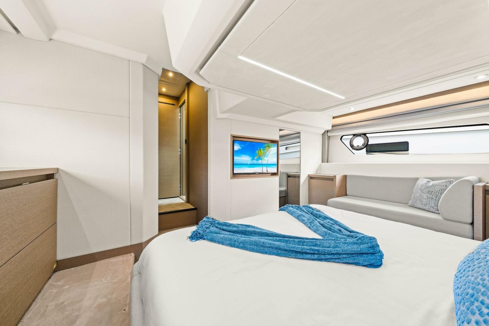 Slide: The Image of 2024 Prestige 460 Fly- GOODLIFE-Master Stateroom - 5340332
