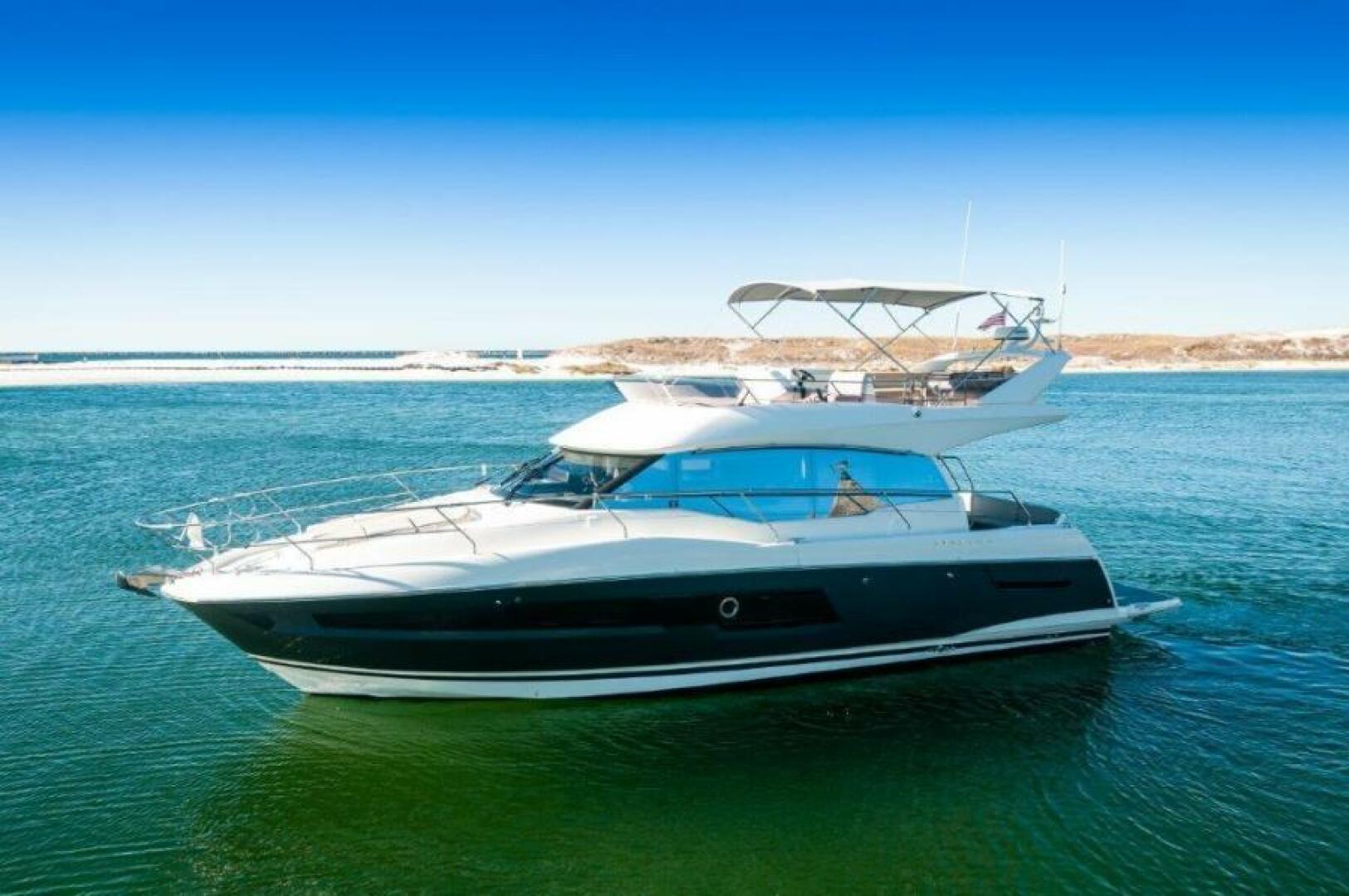 Slide: The Image of 2019 Prestige 460 Flybridge Port Profile - 4985070