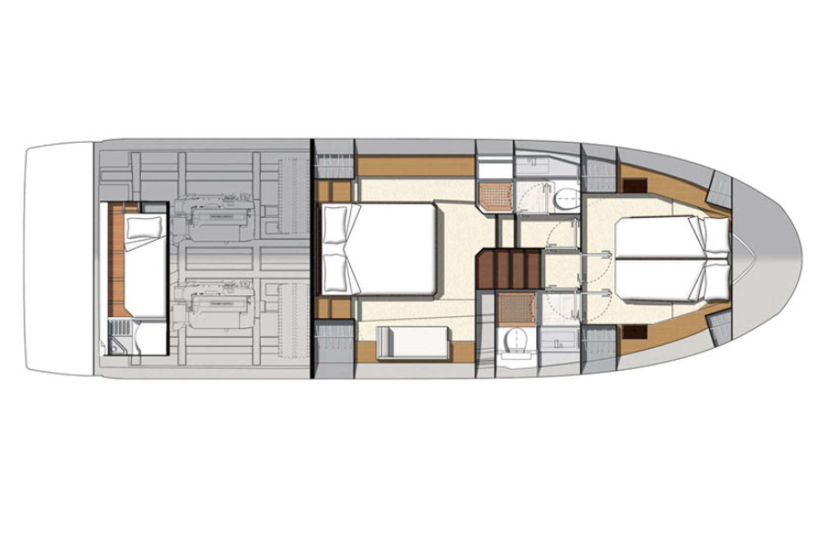 Slide: The Image of 2018 Prestige 460 S Yacht - Unforgettable - Interior Layout - 5106127